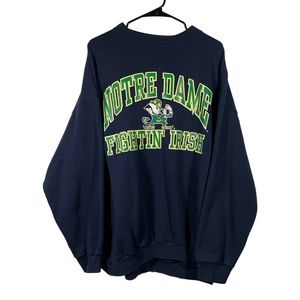 Vintage 90s Logo 7 Notre Dame Fighting Irish Sweatshirt